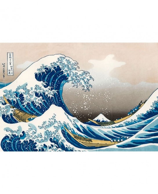 Hokusai The Wave 1000 Piece Jigsaw Puzzle $43.37 Jigsaw Puzzles