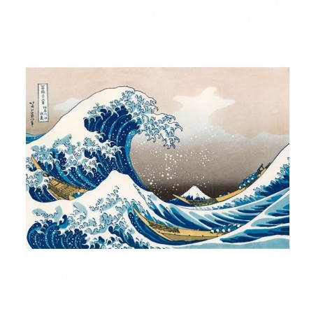 Hokusai The Wave 1000 Piece Jigsaw Puzzle $43.37 Jigsaw Puzzles
