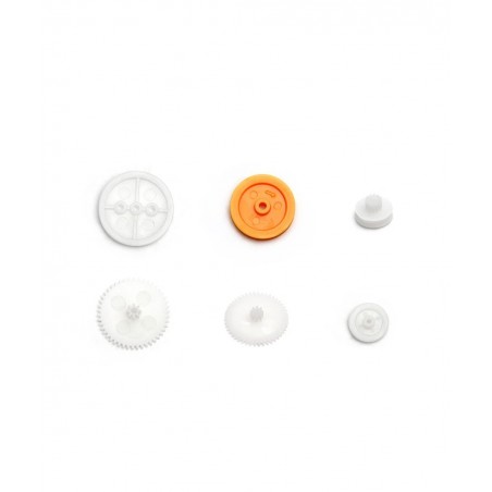 60Pcs Plastic Gear Kit DC Motor Gears Kit DIY Gear Assortment Accessories Set for Motor Robot Various Gear Axle Belt Bushings...