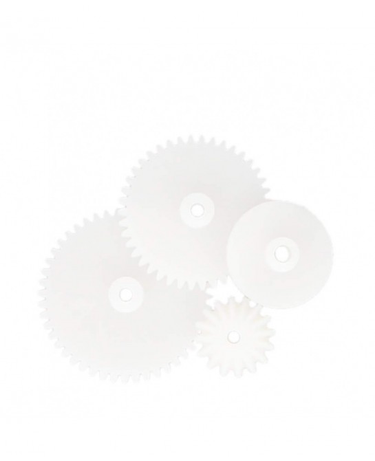 60Pcs Plastic Gear Kit DC Motor Gears Kit DIY Gear Assortment Accessories Set for Motor Robot Various Gear Axle Belt Bushings...