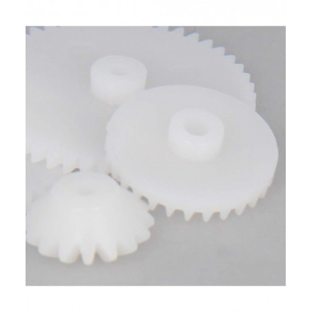 60Pcs Plastic Gear Kit DC Motor Gears Kit DIY Gear Assortment Accessories Set for Motor Robot Various Gear Axle Belt Bushings...