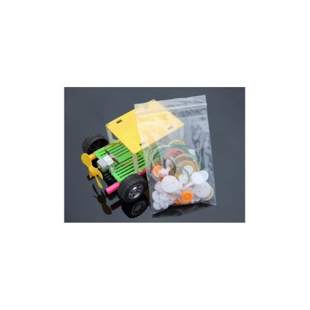 60Pcs Plastic Gear Kit DC Motor Gears Kit DIY Gear Assortment Accessories Set for Motor Robot Various Gear Axle Belt Bushings...