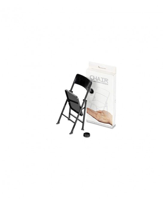 1/6 Scale Black Foldable Chair for 12" Action Figure Accessories Dollhouse Decoration Miniature Furniture $15.51 Dollhouse Ac...