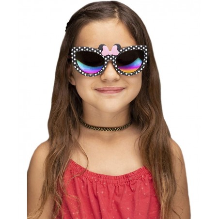 Officially Licensed Disney Minnie Mouse Black and White Polka Dot Lil' Characters Kid Shades Costume Child Size Sunglasses UV...