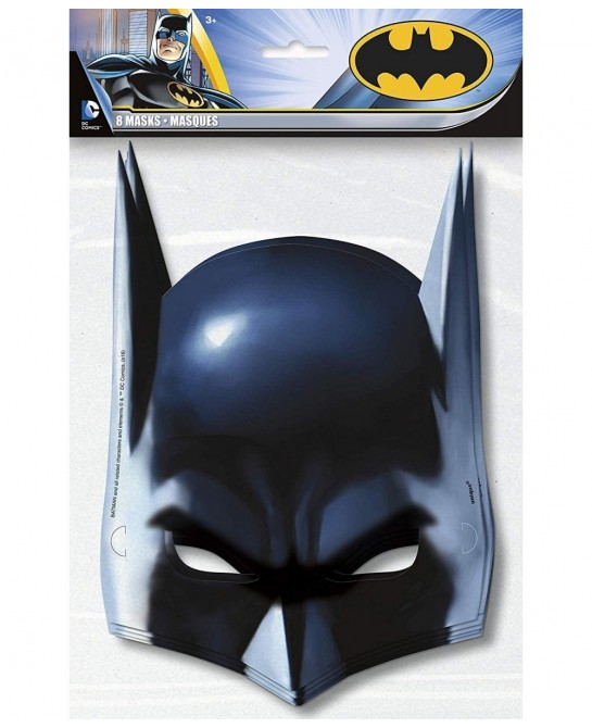 Batman Birthday Party Supplies Favor Bundle Pack includes Loot Bags Bracelets Tattoos Stickers Party Paper Masks $39.23 Kids'...