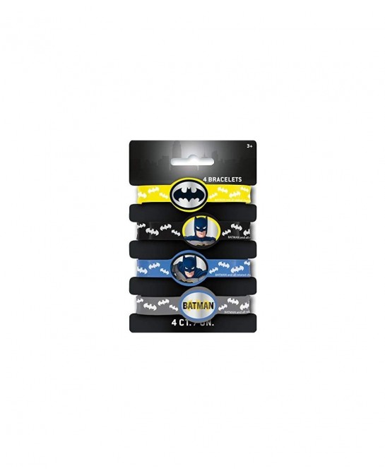 Batman Birthday Party Supplies Favor Bundle Pack includes Loot Bags Bracelets Tattoos Stickers Party Paper Masks $39.23 Kids'...
