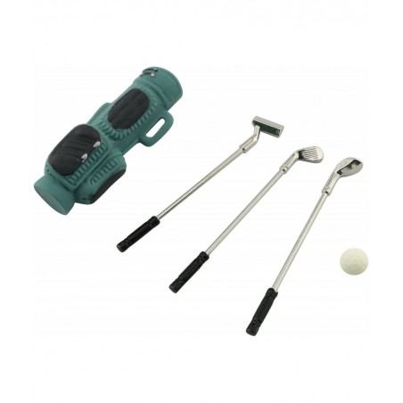 Mini Sports Golf Set 1Set 1:12 Miniature Golf Club Model Mini House Decoration Accessories $16.71 Dollhouse Accessories