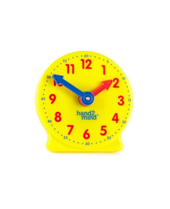 Mini Geared Clock Telling Time Teaching Clock Learn to Tell Time Clock Analog Learning Clock Clock for Kids Learning to Tell ...