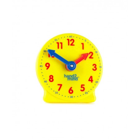 Mini Geared Clock Telling Time Teaching Clock Learn to Tell Time Clock Analog Learning Clock Clock for Kids Learning to Tell ...