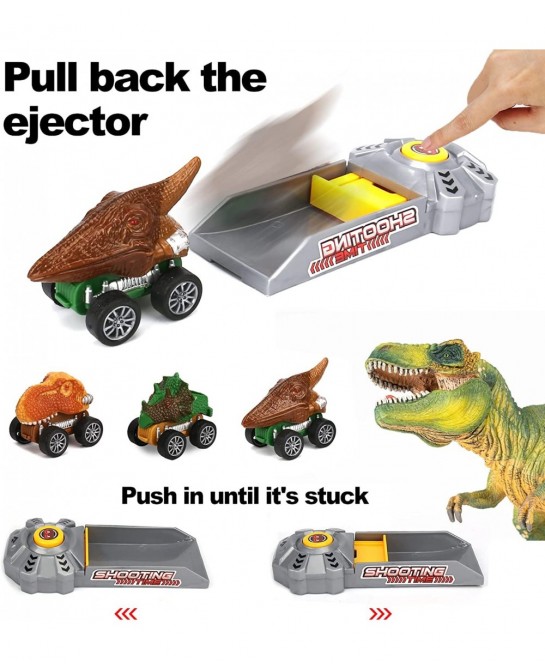 Dinosaur Toy for Kid Age 3+ Educational Realistic Dinosaur Play Set for Boy to Create Dino World Dinosaur Playset with Carrie...