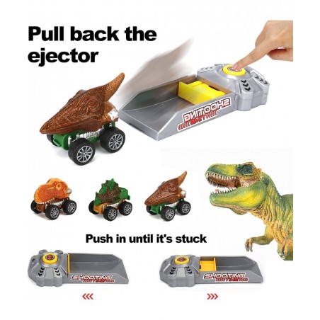 Dinosaur Toy for Kid Age 3+ Educational Realistic Dinosaur Play Set for Boy to Create Dino World Dinosaur Playset with Carrie...