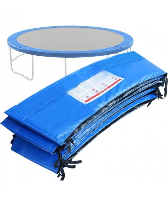 Trampoline Safety Pad Replacement Round Spring Protection Cover Fits 12FT 14FT 15FT Frames Water-Resistant Trampoline Accesso...
