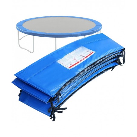 Trampoline Safety Pad Replacement Round Spring Protection Cover Fits 12FT 14FT 15FT Frames Water-Resistant Trampoline Accesso...
