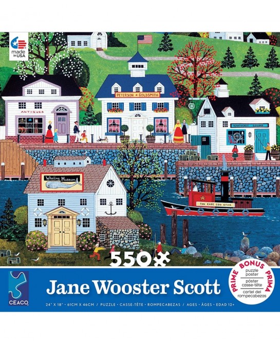 Jane Wooster Scott - Nantucket - 550 Piece Jigsaw Puzzle $20.65 Jigsaw Puzzles