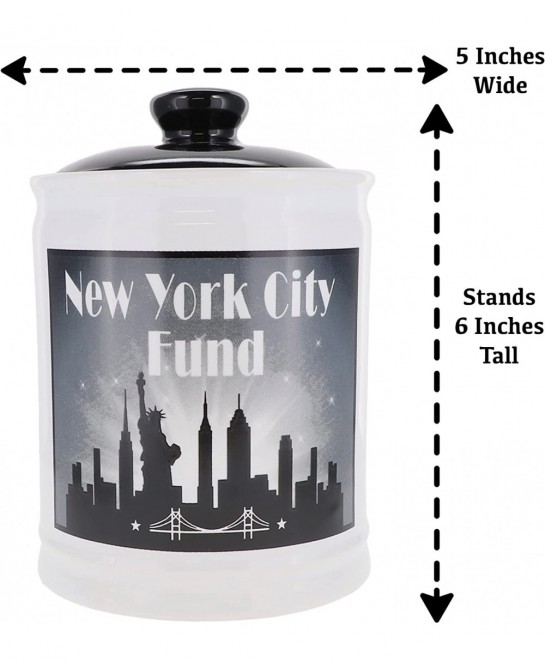 New York City Fund Piggy Bank New York Vacation Adventure Money Jar $50.10 Kids' Money Banks