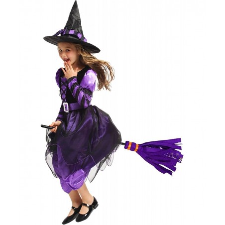 Royal Vampire Costume for Girls Dress Up Cosplay Costumes Halloween Gothic Victorian Vampiress Queen Role Playing $29.42 Kids...