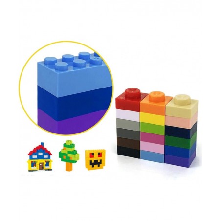 500 Pieces Classic Building Bricks Set Compatible with All Major Brands (1x1 Shape) $18.32 Toy Building Sets