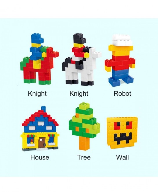 500 Pieces Classic Building Bricks Set Compatible with All Major Brands (1x1 Shape) $18.32 Toy Building Sets