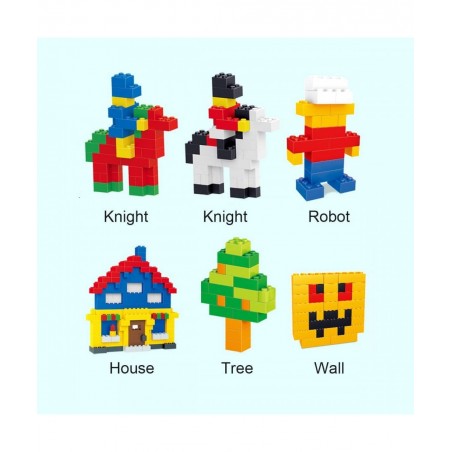 500 Pieces Classic Building Bricks Set Compatible with All Major Brands (1x1 Shape) $18.32 Toy Building Sets
