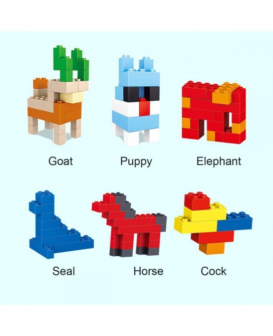 500 Pieces Classic Building Bricks Set Compatible with All Major Brands (1x1 Shape) $18.32 Toy Building Sets