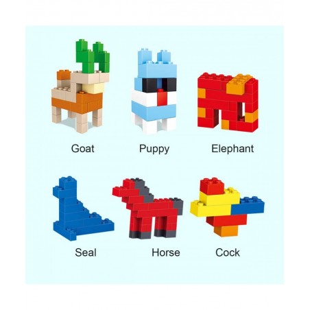 500 Pieces Classic Building Bricks Set Compatible with All Major Brands (1x1 Shape) $18.32 Toy Building Sets