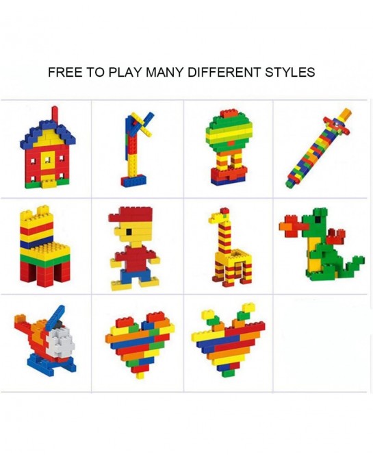 500 Pieces Classic Building Bricks Set Compatible with All Major Brands (1x1 Shape) $18.32 Toy Building Sets