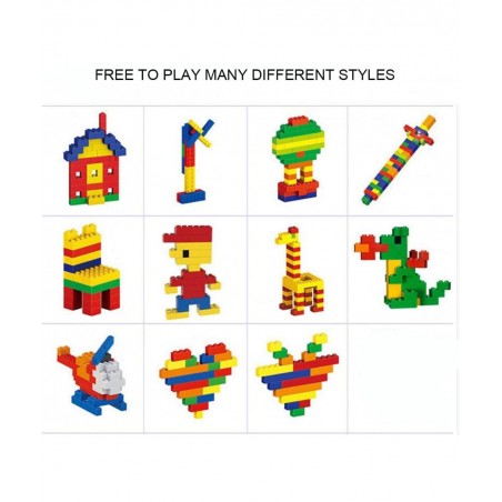 500 Pieces Classic Building Bricks Set Compatible with All Major Brands (1x1 Shape) $18.32 Toy Building Sets