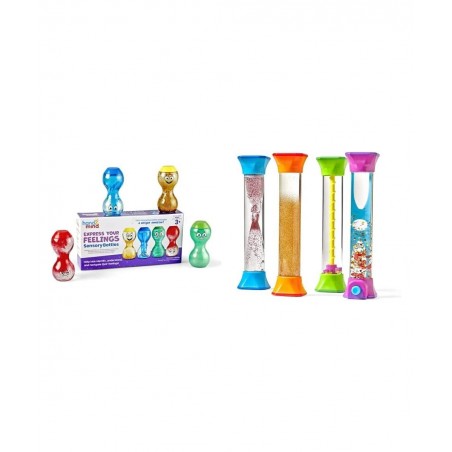 Express Your Feelings Sensory Bottles Calm Down Corner Essentials & Sensory Fidget Tubes Anxiety Relief Toy Occupational Ther...