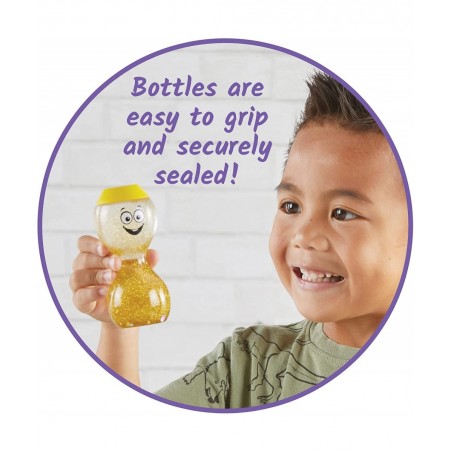 Express Your Feelings Sensory Bottles Calm Down Corner Essentials & Sensory Fidget Tubes Anxiety Relief Toy Occupational Ther...