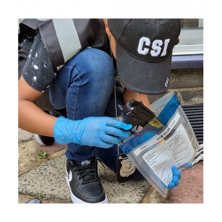 Crime Scene Tape Do Not Enter (20Feet) Evidence Bags (x2) Photo Evidence Frames(1 to 4) (10.5cm x 15cm Cards) $23.12 Gags & P...