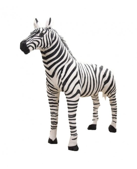 Soft Stuffed Plush Animal Pillow Realistic Zebra for Children's Birthday Gift Home Furnishings Sofa Cushion - 45cm $50.02 Kid...