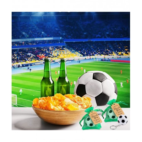 140 Pieces Soccer Party Favors Set Soccer Keychains Soccer Ball Stress Relieve Ball for Soccer Theme Birthday Party Supplies ...