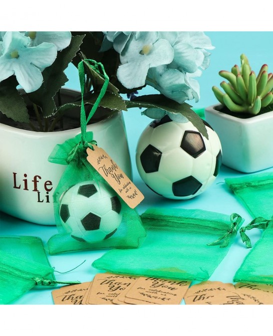140 Pieces Soccer Party Favors Set Soccer Keychains Soccer Ball Stress Relieve Ball for Soccer Theme Birthday Party Supplies ...