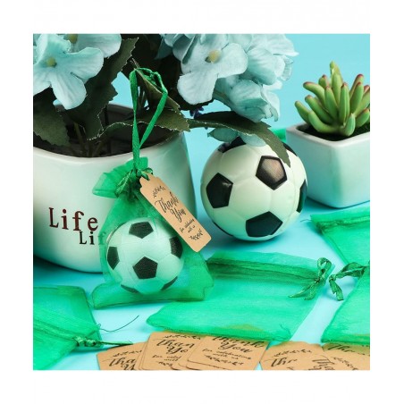 140 Pieces Soccer Party Favors Set Soccer Keychains Soccer Ball Stress Relieve Ball for Soccer Theme Birthday Party Supplies ...