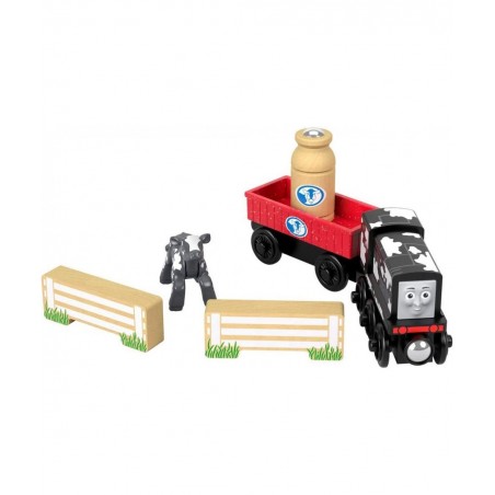 Wood Diesel's Dairy Drop-Off $65.41 Kids' Play Cars & Race Cars