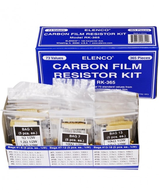 365 Piece Resistor Kit - RK-365 $34.37 Educational Science Kits