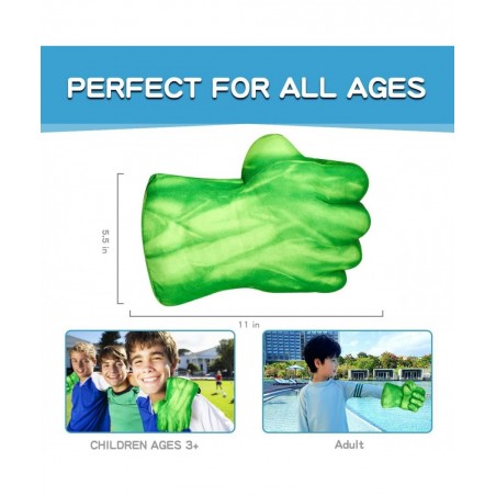 Hulk Incredible Smash Boxing Gloves Plush Gloves and Hero Cape and mask Role-Play Party Christmas Birthday Gifts $58.73 Stuff...