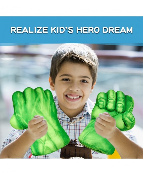 Hulk Incredible Smash Boxing Gloves Plush Gloves and Hero Cape and mask Role-Play Party Christmas Birthday Gifts $58.73 Stuff...