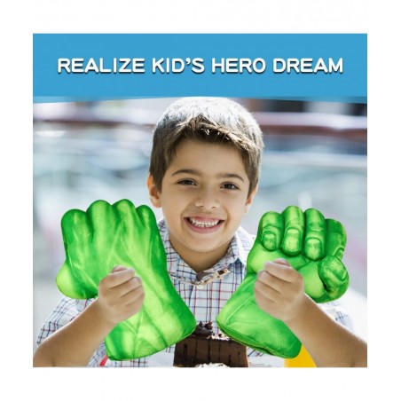 Hulk Incredible Smash Boxing Gloves Plush Gloves and Hero Cape and mask Role-Play Party Christmas Birthday Gifts $58.73 Stuff...