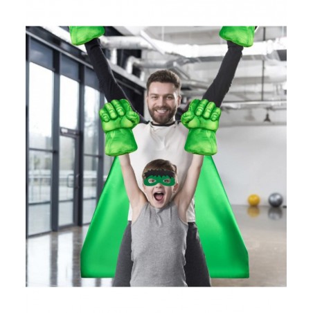 Hulk Incredible Smash Boxing Gloves Plush Gloves and Hero Cape and mask Role-Play Party Christmas Birthday Gifts $58.73 Stuff...