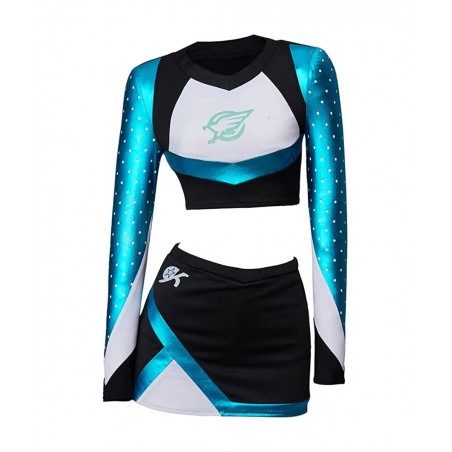 Maddy Cheerleading Outfit Maddy Costume Girls Cheer Leader Uniform Top Dress Sets $45.62 Kids' Costumes