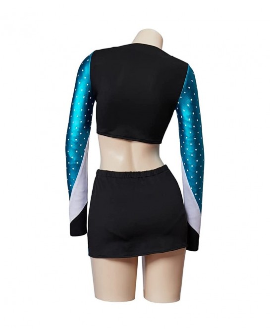 Maddy Cheerleading Outfit Maddy Costume Girls Cheer Leader Uniform Top Dress Sets $45.62 Kids' Costumes