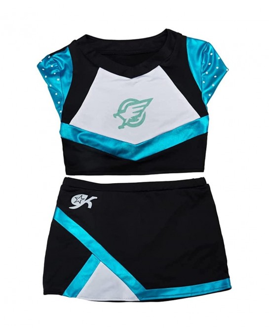 Maddy Cheerleading Outfit Maddy Costume Girls Cheer Leader Uniform Top Dress Sets $45.62 Kids' Costumes