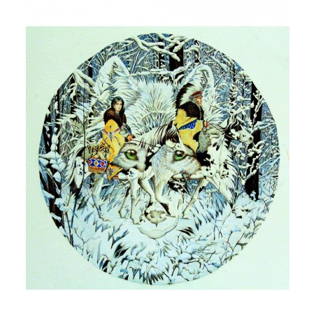 Keeper of The Wolf 1000 pc Jigsaw Puzzle by SunsOut $40.16 Jigsaw Puzzles