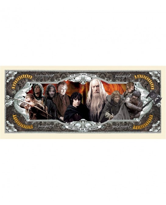 Lord of The Rings Million Dollar Bills - Pack of 5 - Best Gift for Fans of This Classic Movie Series $15.12 Gags & Practical ...