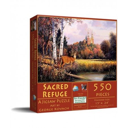 Sacred Refuge 550 pc Jigsaw Puzzle - - 75137 $23.66 Jigsaw Puzzles