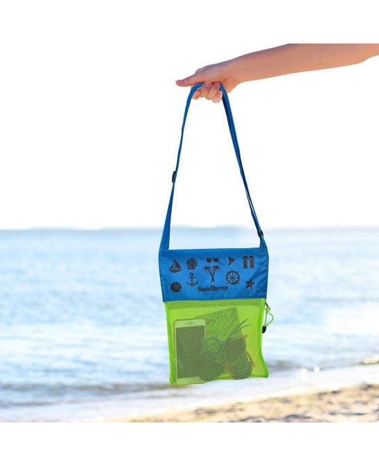 Shell Collecting Beach Bag (3 Pocket) $18.41 Sandboxes & Beach Toys