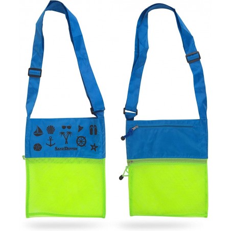 Shell Collecting Beach Bag (3 Pocket) $18.41 Sandboxes & Beach Toys