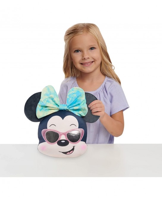Disney Street Beach 13.5-Inch Character Head Plush Minnie Mouse Officially Licensed Kids Toys for Ages 2 Up and Presents Amaz...