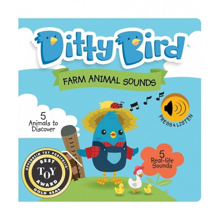 Farm Animals Sound Book for Babies | Animal Book for Toddlers 1-3 | Interactive Baby Learning Toy | Books with Sound | Great ...